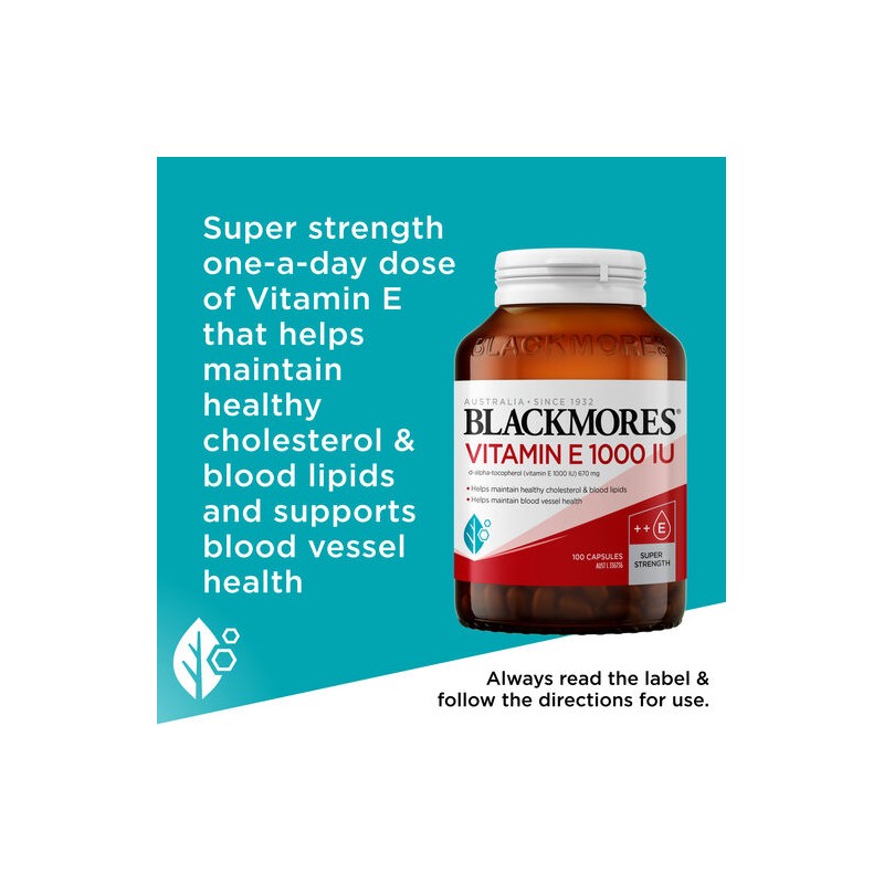 Blackmores Vitamin E 1000IU 100 Capsules