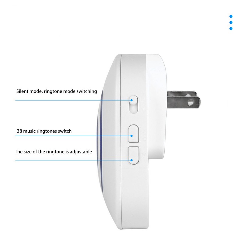 Infrared Sensor Doorbell Wireless Trigger Alarm Door Entry Welcome Doorbell