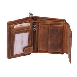 Greenburry Vintage Leather Wallet 13 cm, brown