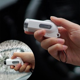 Tungsten Steel Striker Of New Window Breaker Safety Hammer - Color: black