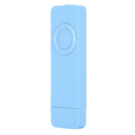 Music Player, Media Digital Portable USB MP3 Player with Lanyard for Listening to Music(Blue)