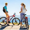 Outplea Breathable Cycling Backpack Waterproof, Mountain Bike Backpack with Helmet