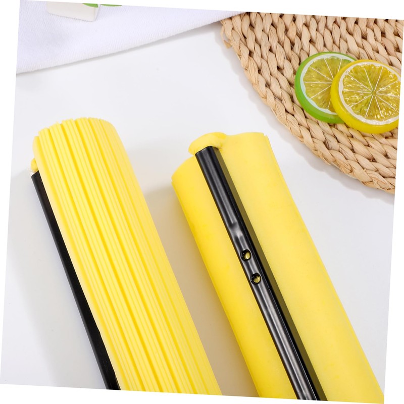 Mikinona 2Pcs PVA Sponge Rubber Mop Head Replacement Cleaning Mop