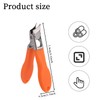 Anti Splash Slanted Nail Clipper, Wide Jaw Opening Stainless Steel
