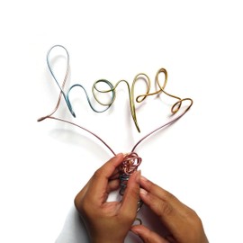 Colorful Hope Christmas Tree Topper - Rainbow Decor