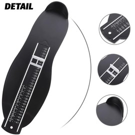 KOLZEMV Foot Measuring Device, Shoe Size Meter Children, Foot Measuring Device Children, Shoe Sizes Measure Sizes with 1 Tape Measure Feet, Children Adults Shoe Measuring Device for EUR UK Shoe Gauge