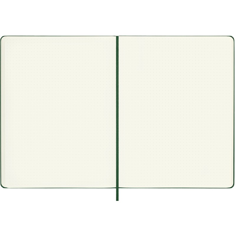 Moleskine Classic Dotted Paper Notebook, Hard Cover and Elastic Closure
