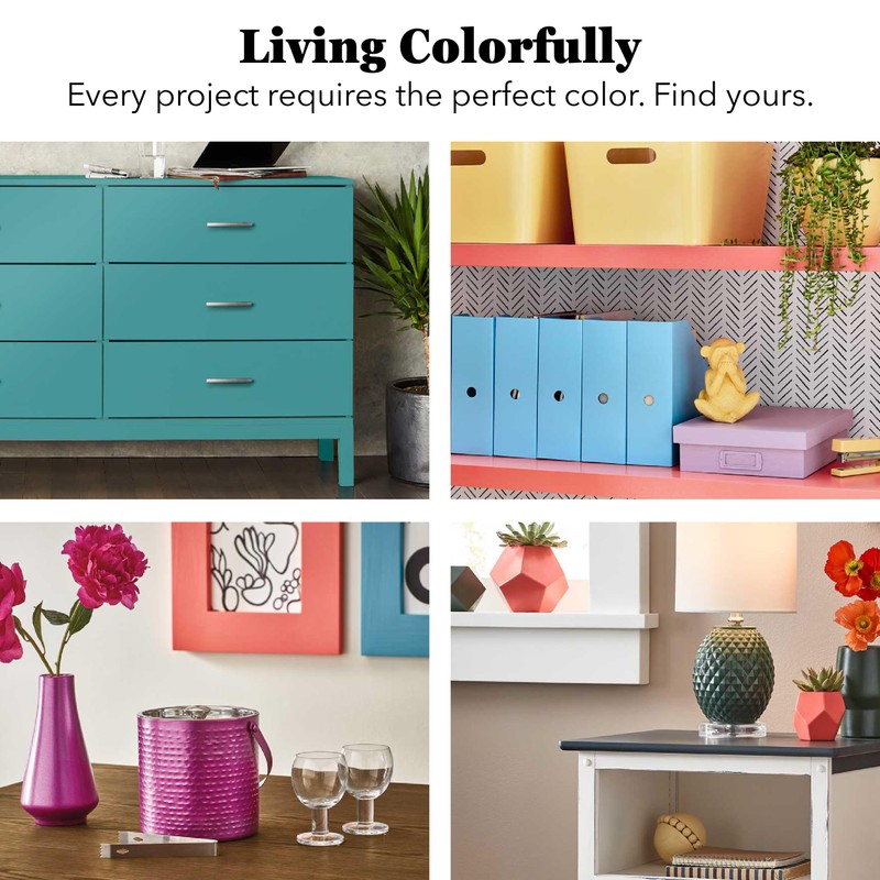 Krylon K05223000 Chalkboard Paint Special Purpose Brush-On, Black, Quart, 1