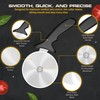 Sefinsecimi Ergonomic Pizza Cutter – Sharp Stainless Steel Wheel with
