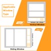 LBG Products Dryer Vent Window Kit with Weather-proof Louvered Vent
