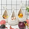 GRIRIW Kitchen Hanging Fruit Basket Hanging Vegetable Fruit Baskets Teardrop