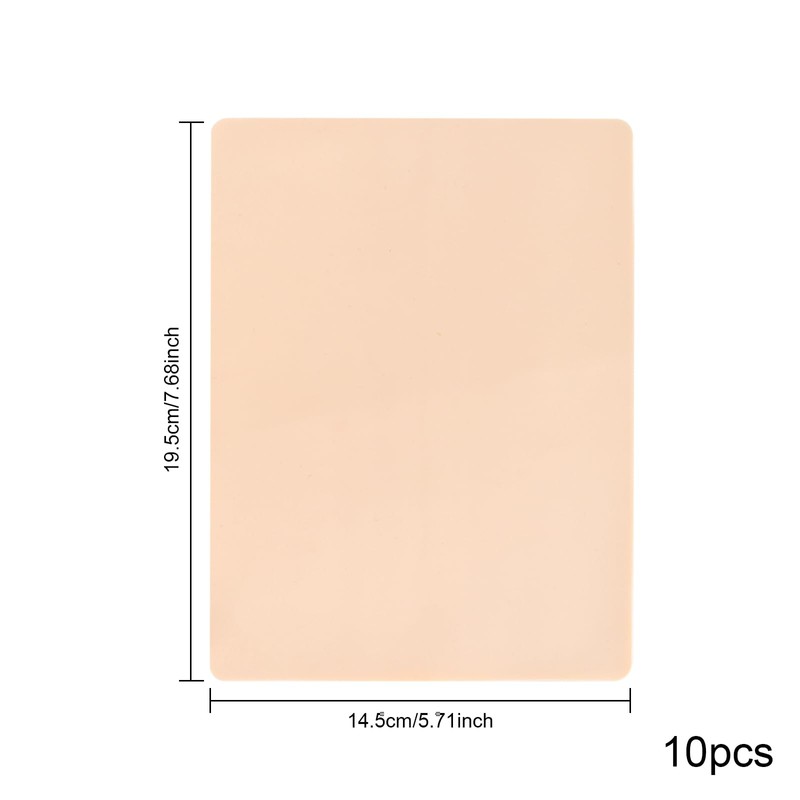 Dokpav 10 Piezas Piel de Práctica, 5.71X7.68 Pulgadas Piel Sintetica