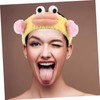Healvian Cute Plush Spa Headband for Women Funny Cartoon Design