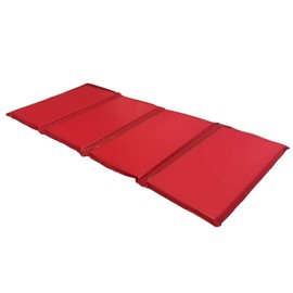 KinderMat, 1" Thick KinderMat, 4-Section Rest Mat, 45" x 19" x 1", Red/Blue, Great for School, Daycare, Travel, and Home, 100% Made in USA