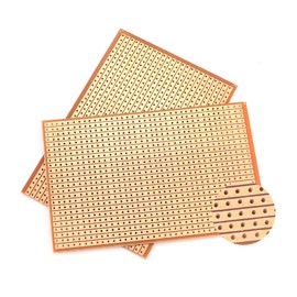 Yidab 10 PCS 64mmx95mmPCB Board Prototype Kit Protoboard Copper Strip Board Circuit Board Breadboards Universal Printed Circuit Breadboard for DIY Soldering