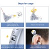 K&FCOPTEE Seniors Hearing Aids Rechargeable Invisible Vioce Amplifiers Noise Cancelling