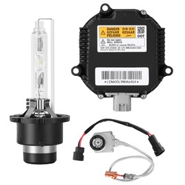 HID Headlight Ballast W/Igniter & D2S Bulb for Infiniti EX35 EX37 FX35 FX37 FX45 FX50 G35 G37 JX35 Q50 Q60 Q70 QX56 QX60 QX70 QX80 28474-89904,28474-8991A Xenon Ballast Control Module (1 Pack)