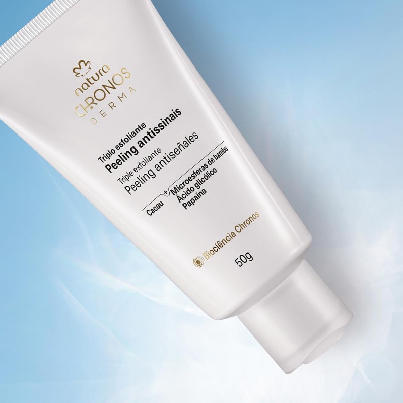 NATURA CHRONOS Triple Exfoliante Peeling Antiseñales. 50g.