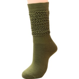 Galsang Women's socks Women's Knee-High Socks for Women,Soft Extra Long Scrunch Sock,Cotton Socks Boot Socks,#K3006 (Polyester Blend, NavyBlue Knee High)