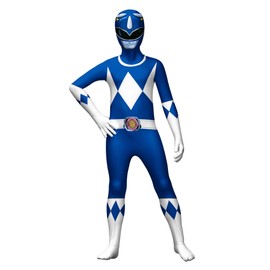 Byriady Kids Ranger Costume Hero Jumpsuit Dress-Up Full Bodysuit with Battles Mask for Ages 5-12 Years