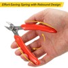 sourcing map 5" Flush Cut Pliers Precision Thicker Wire Cutter
