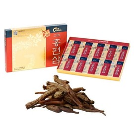 진웰스 고려홍편삼 15g x 10 국내산 6년근 발효 홍삼 Jinwell's Korean Red Ginseng Slices 15g x 10 Domestic 6-Year-Old Fermented Red Ginseng