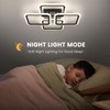 HLILCEH 23.6inch Modern LED Ceiling Light 50W Dimmable Ceiling Lamp