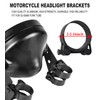 PKEDUO 52mm Motorcycle Headlight Brackets 2-2.16inch Fork Tube Mount Brackets