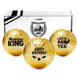 CybGene Birthday Gifts Golf Balls Set for Him, Golf Gifts for Men, Cool Accessories for Golfers, Birthday Golf Balls for Golf Lovers, Dad, Grandpa, Boyfriend, Husband, Brother, Uncle, Boss