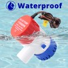 CREATORELE 12v Bilge Pump 1100GPH Non-Automatic And a 1-1/8 Inch