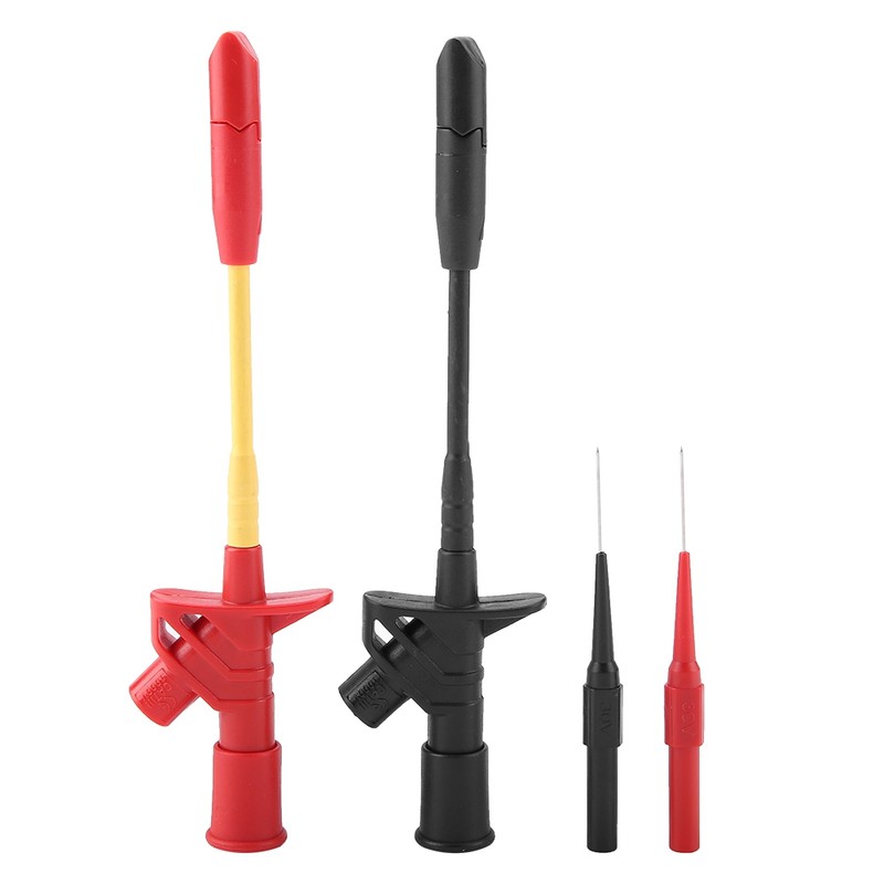 28Pcs P1300F Multifunction Replaceable Multimeter Probe Test Lead Kits 4mm