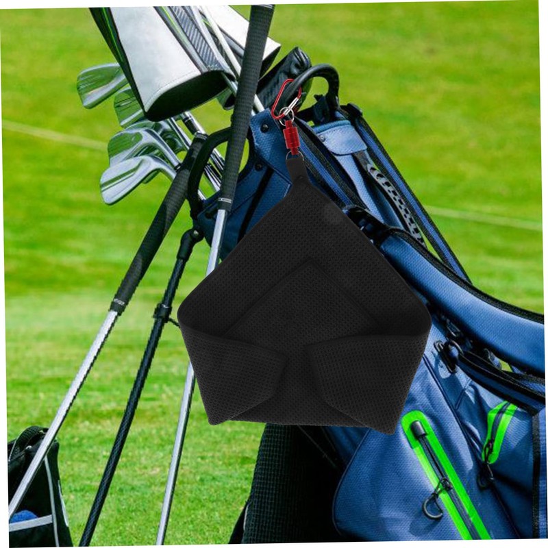 Kisangel Magnetic Golf Towel Microfiber Waffle Pattern Large Golf Sweat