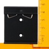 Fudeshe Universal-DIN-Schienen-Montageclip, Schienenclip, Aluminium-Solid-State-Relaisklemmen, Aluminiumlegierung, schwarz, 4 Stück