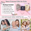 PINKDODO Granddaughter Gifts from Grandma, Unicorn Bracelet Girls Jewelry Christmas