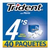 Trident 4'S Menta, 208 Gramos