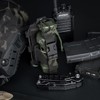 IDOGEAR Tactical Radio Pouch Molle Radio Holster for walkie talkie