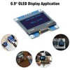 0.96 Inch OLED Display I2C Module Binghe 3 Pcs 0.96