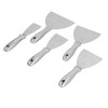 5PCS Putty Scrapers Stainless Steel Scraper Set Plaster Grout Putty