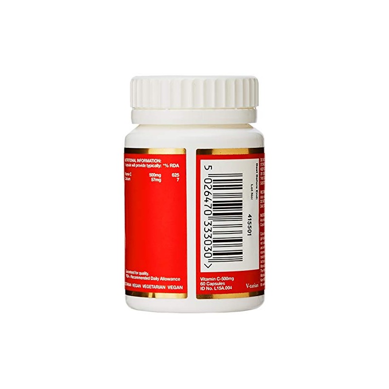Bio-Health Buffered Vitamin C, Calcium Bonded, 60x 500mg