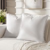 FUTEI Cream White Boho Throw Pillow Covers with Tassels 18x18