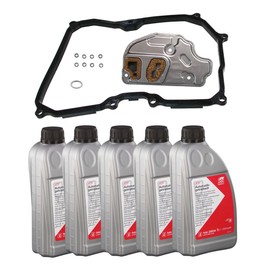 Auto Transmission Service Kit: Filter, 5L ATF, Gaskets for VW 09G Trans. select models