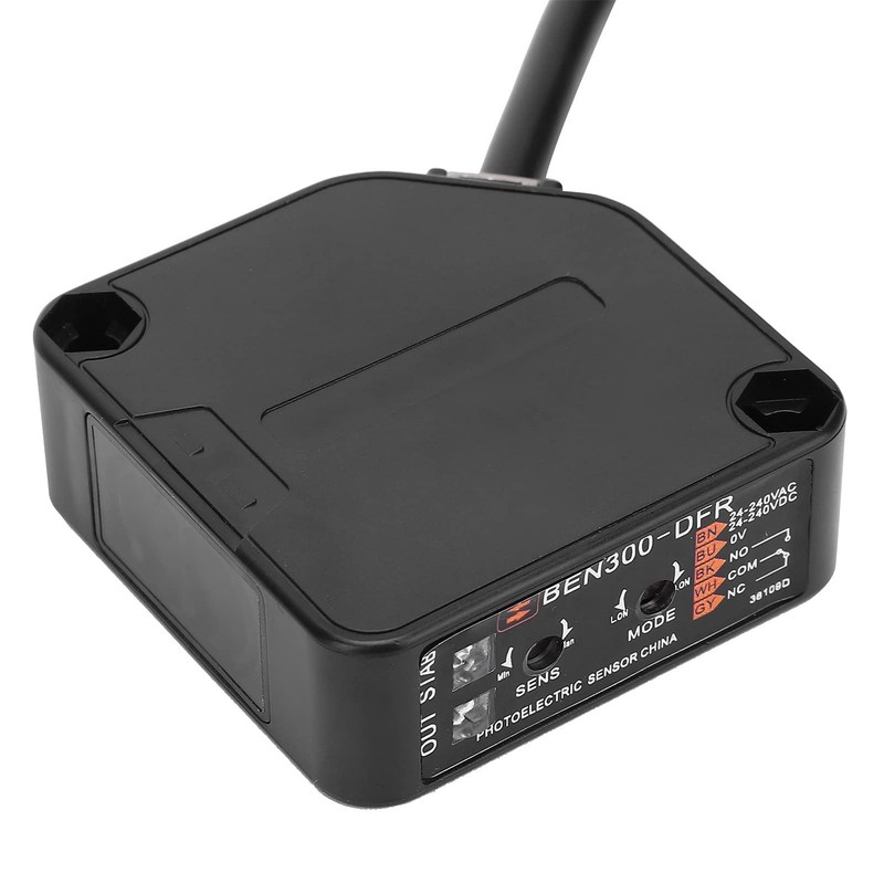 Hilitand Photoelectric Switch Diffuse Reflection Sensor Proximity Switch 24‑240V BEN300‑