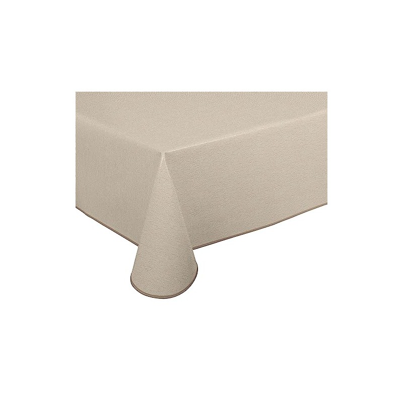 Oilcloth Tablecloth Wipe Clean Non-Slip with Piping Band Square Round
