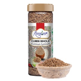 Ramaroma Cumin Seeds Whole (Jeera) Spice 3.5oz (100g) ~ All Natural | NON-GMO | 100% Vegan, Gluten Free | Quality Indian Spice, Fresh Natural Jeera