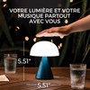 Lexon Mina L Audio 2 in 1 Mushroom Table Lamp