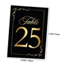 MAGICLULU 1set Wedding Table Numbers Cards Double Sided Place Card