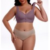 Bras for Women No Underwire Front Closure Bra Push Up