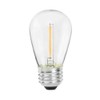 LED S14 Replacement String Light Bulbs - Single Filament 1W