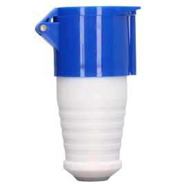 Industrial Socket Industrial Socket 3-Pin IP44 Waterproof Plug 32A CEE Socket EU Plug 220-250 V Blue for Industrial (HR-223 (Female)