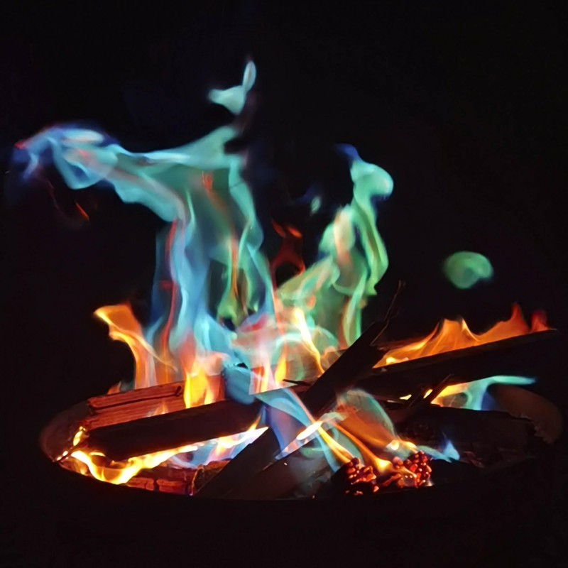 Phoenix Powder 250 g Fire Powder; Colourful Fire for Fireplace,